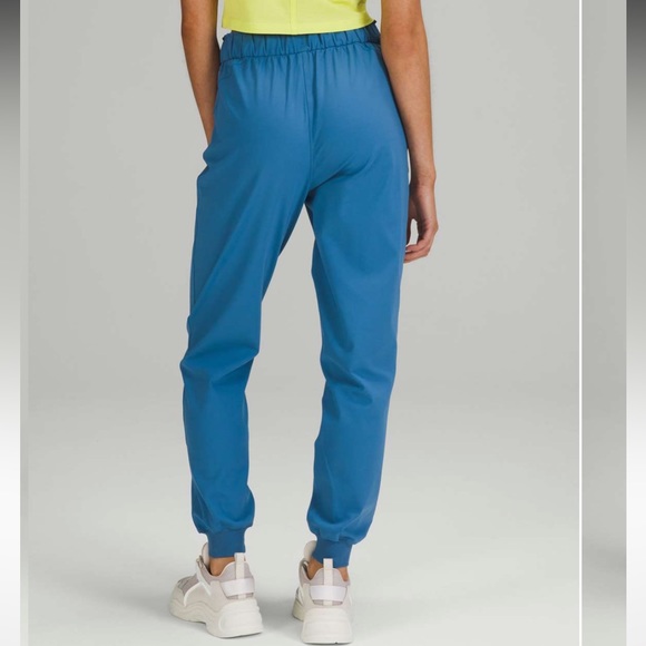 Lululemon 🍋 Stretch High-Rise Jogger *Full Length Soft Denim Size 10 - Picture 2 of 11